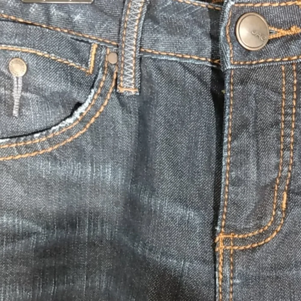 JAG DARK BLUE MID RISE BOOT LEG JEANS SIZE 4 - Picture 5 of 11